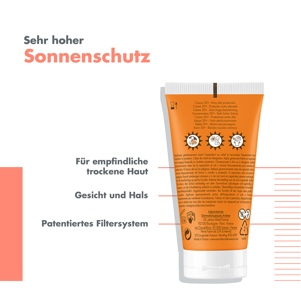 Avène Sonnencreme SPF 50+  50 ml Creme