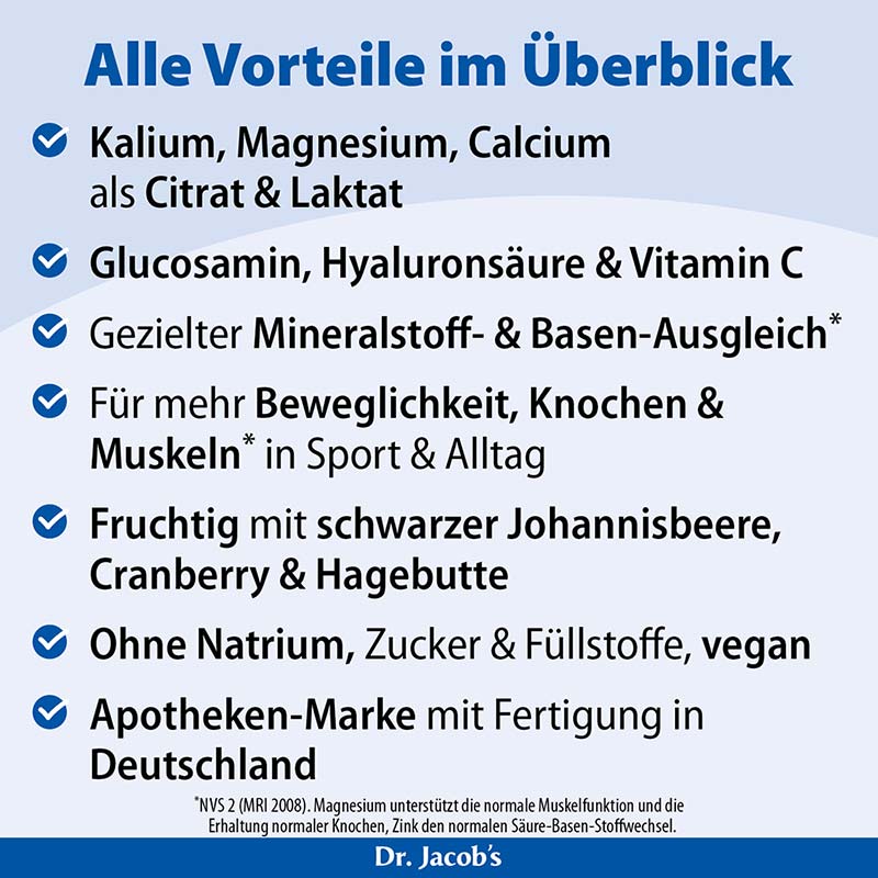 Dr. Jacob's pHysioBase Basen-Citrat-Basenpulver + Glucosamin