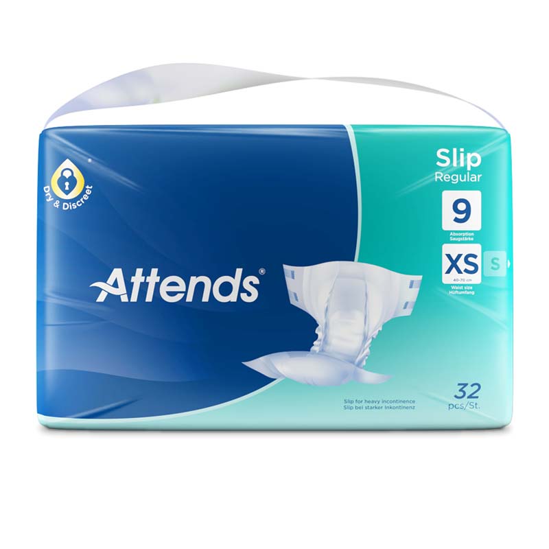 ATTENDS Slip Regular 9 extra small 32 St