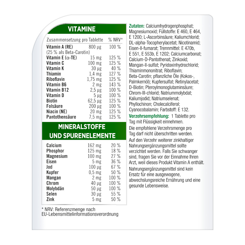 Centrum von A bis Zink 30 St Tabletten