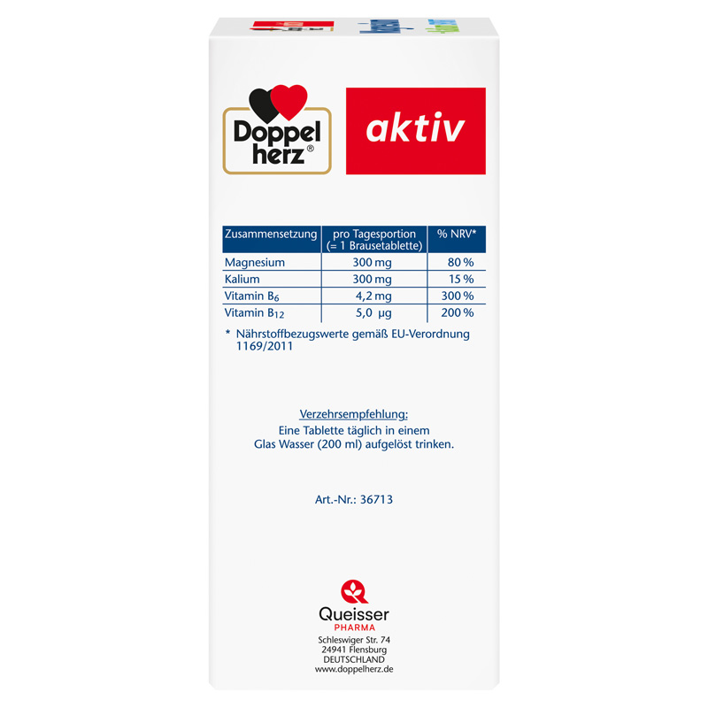 Doppelherz aktiv Magnesium + Kalium SPORT 6X15 St Brausetabletten