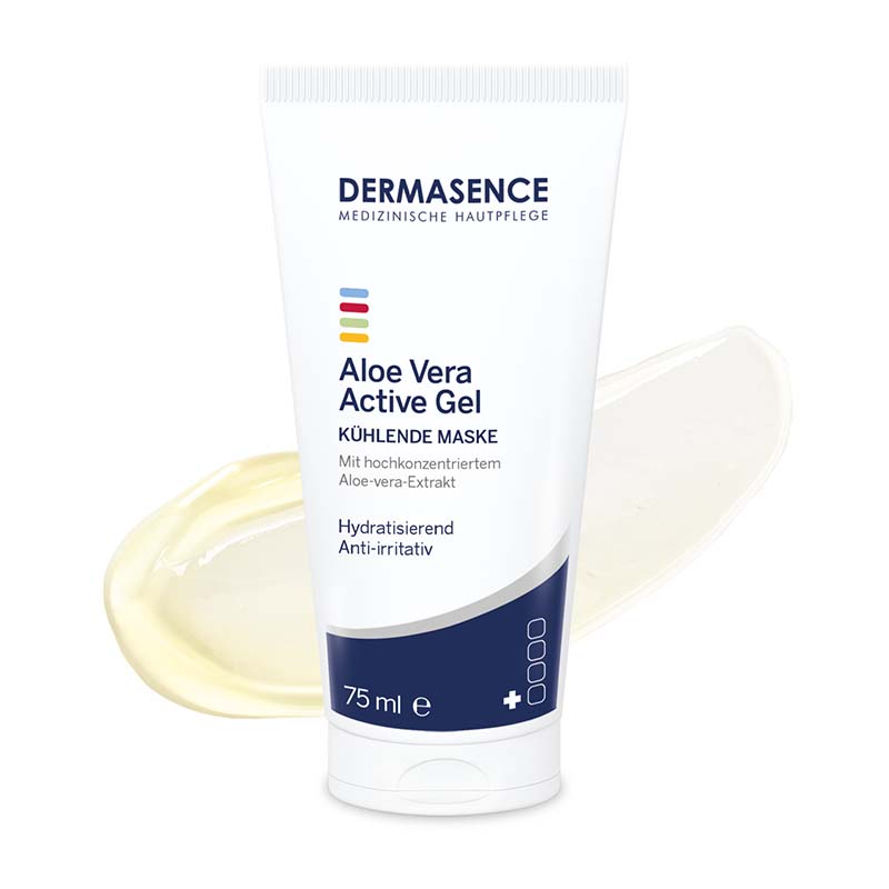 DERMASENCE Aloe Vera Active Gel KÜHLENDE MASKE 75 ml Gel