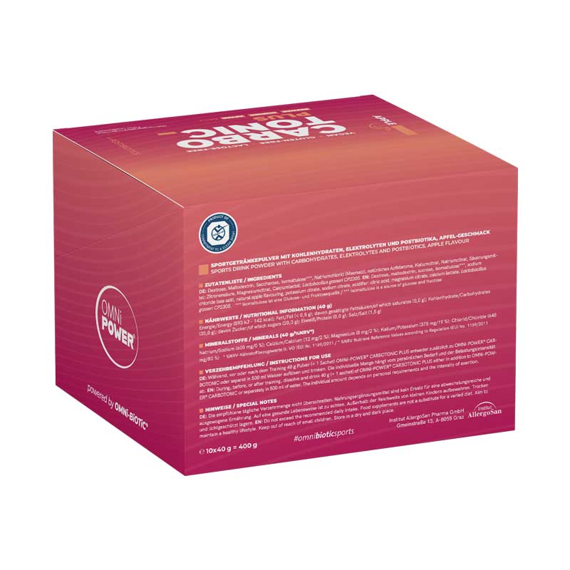 OMNi POWER CARBO TONIC PLUS 10X40 g Pulver