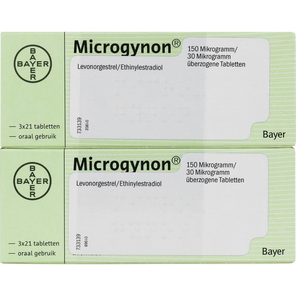 Microgynon 21 6X21 St Überzogene Tabletten