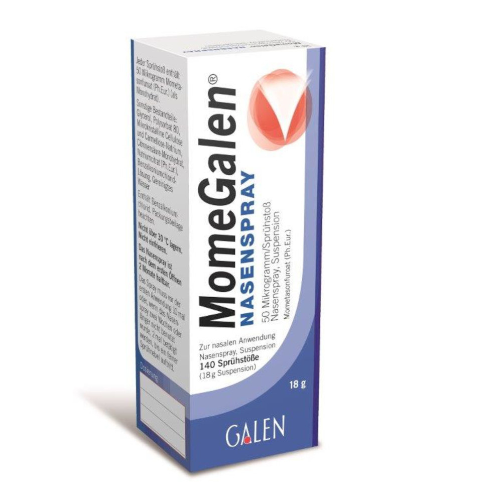 MOMEGALEN 50 µg/Sprühstoß Nasenspr.140 Sprühst. 18 g Nasenspray
