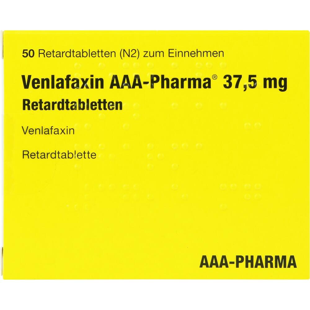 Venlafaxin AAA-Pharma 37,5 mg 50 St Retard-Tabletten