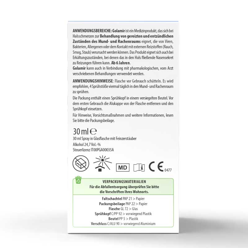 Aboca Golamir 30 ml Spray