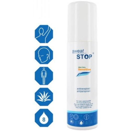 SWEATSTOP Aloe Vera Sensitive Spray 100 ml Spray