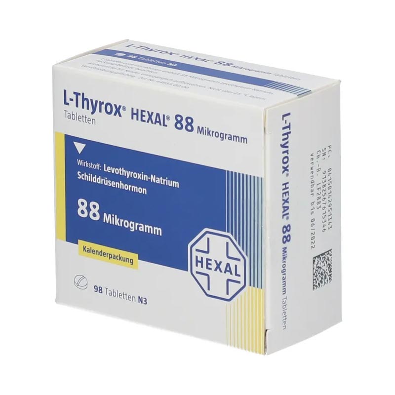 L-Thyrox HEXAL 88  98 St Tabletten in Kalenderpackung
