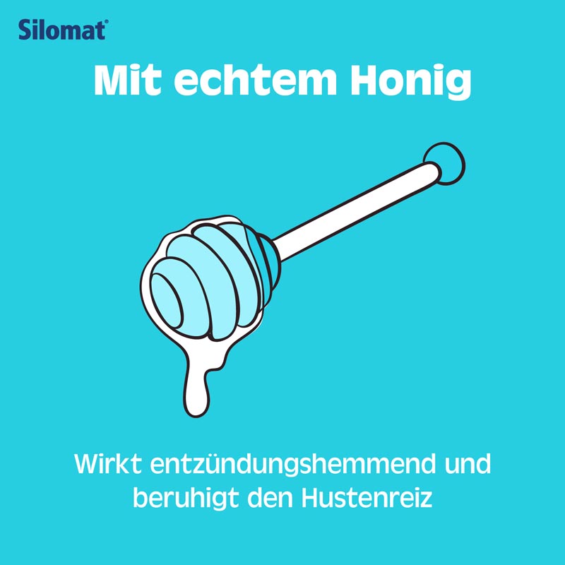 Silomat Hustenstiller Dextromethorphan Honig 20 St Lutschpastillen