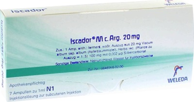 ISCADOR M c.Arg 20 mg Injektionslösung 7X1 ml Injektionslösung