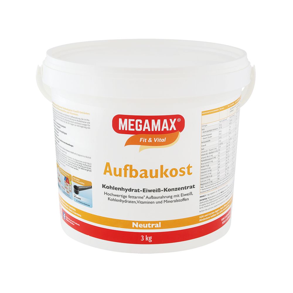 MEGAMAX Aufbaukost Fit & Vital 3 kg Pulver