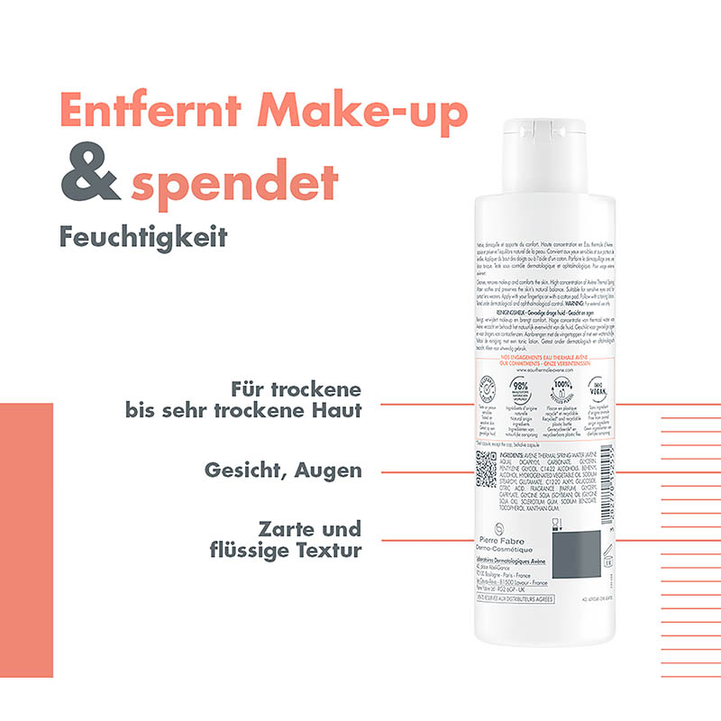 Avène REINIGUNGSMILCH  200 ml Milch
