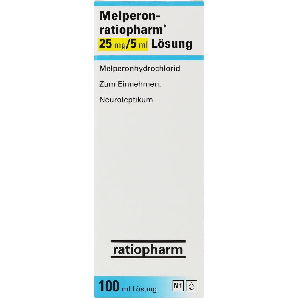 Melperon-ratiopharm 25mg/5ml Lösung 100 ml Lösung zum Einnehmen