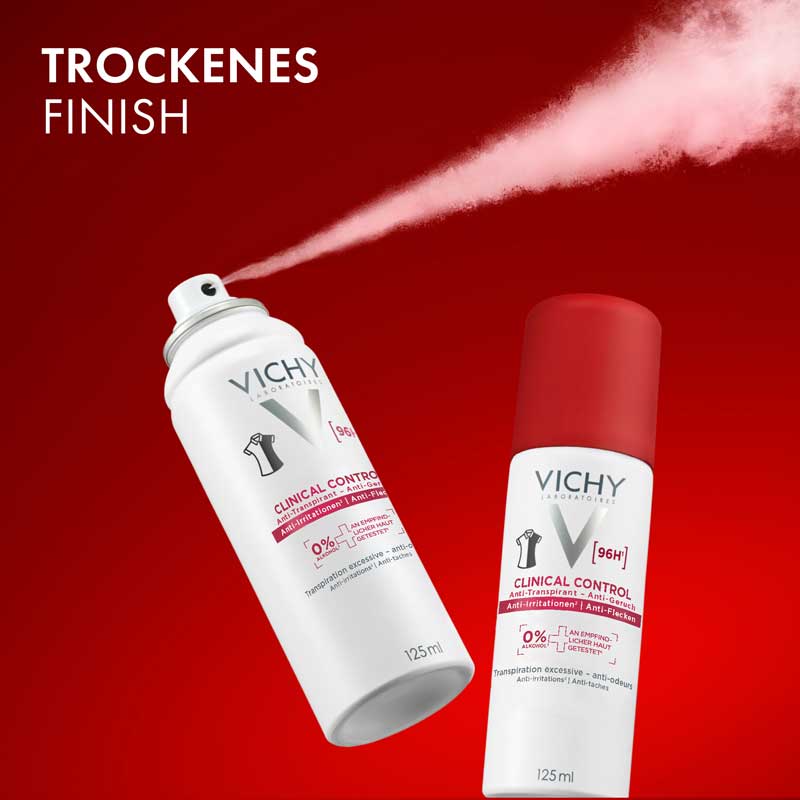 VICHY CLINICAL CONTROL DEO SPRAY AEROSOL 96 h 125 ml Deospray