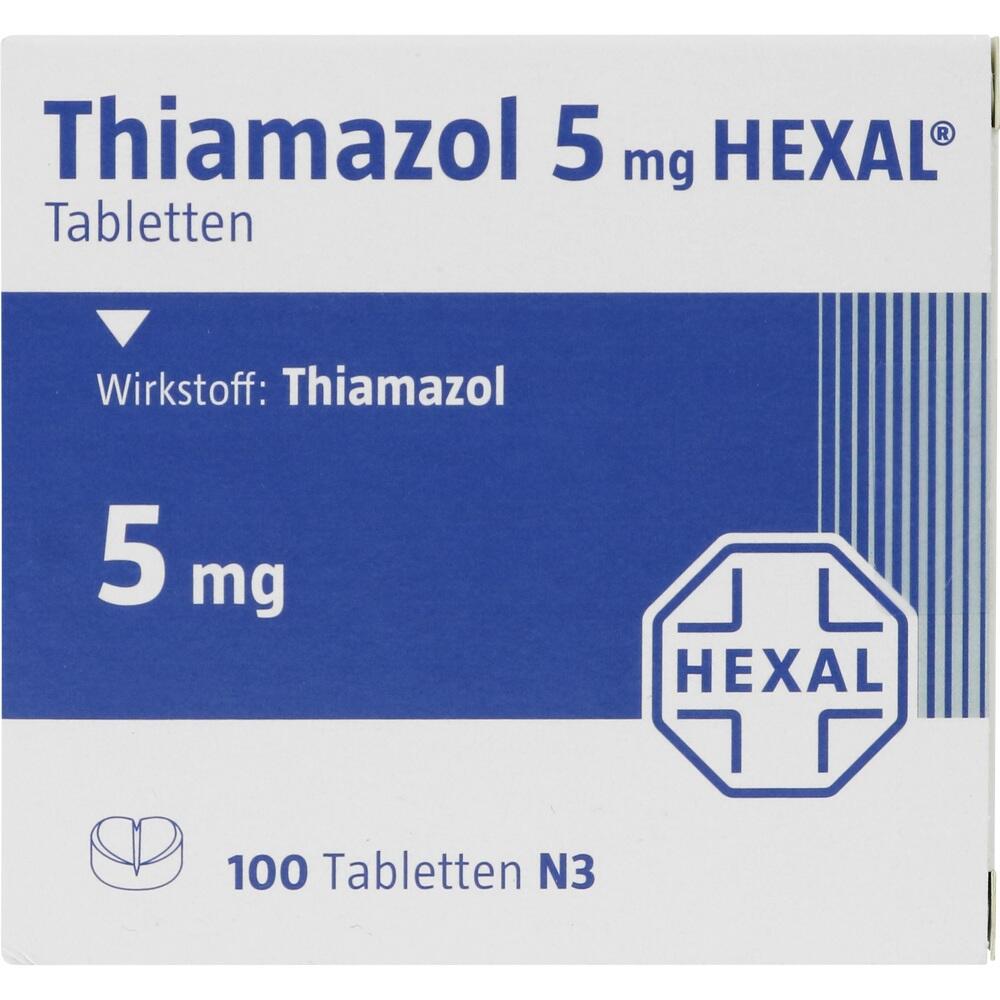 Thiamazol 5mg HEXAL 100 St Tabletten