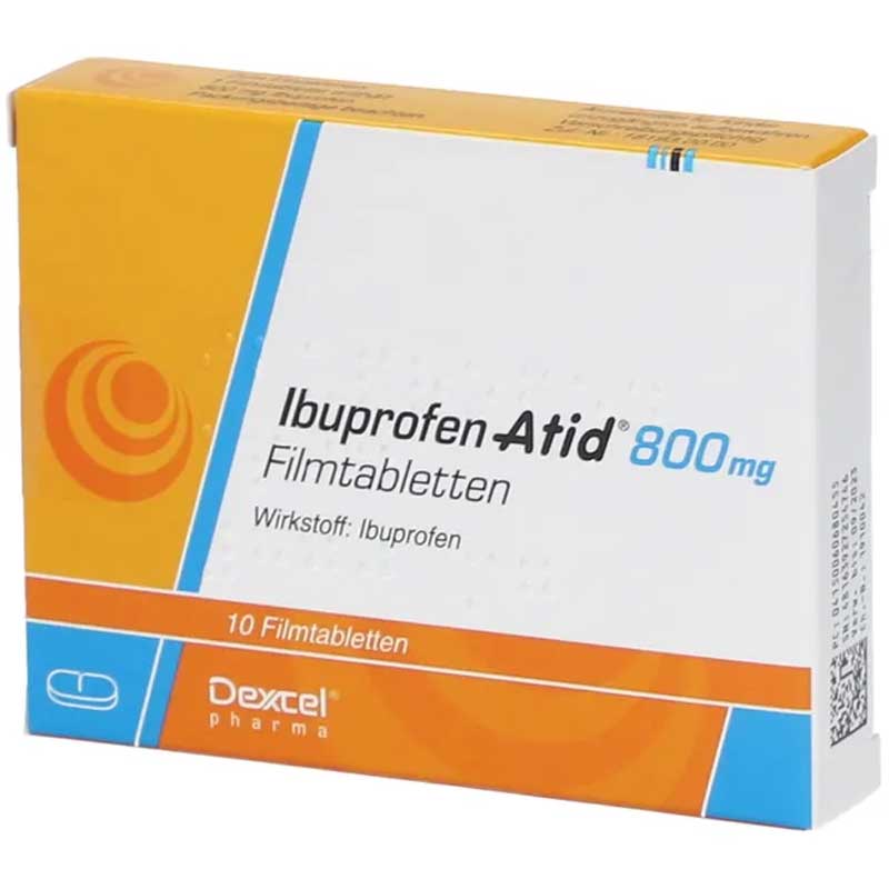 Ibuprofen Atid 800mg 10 St Filmtabletten