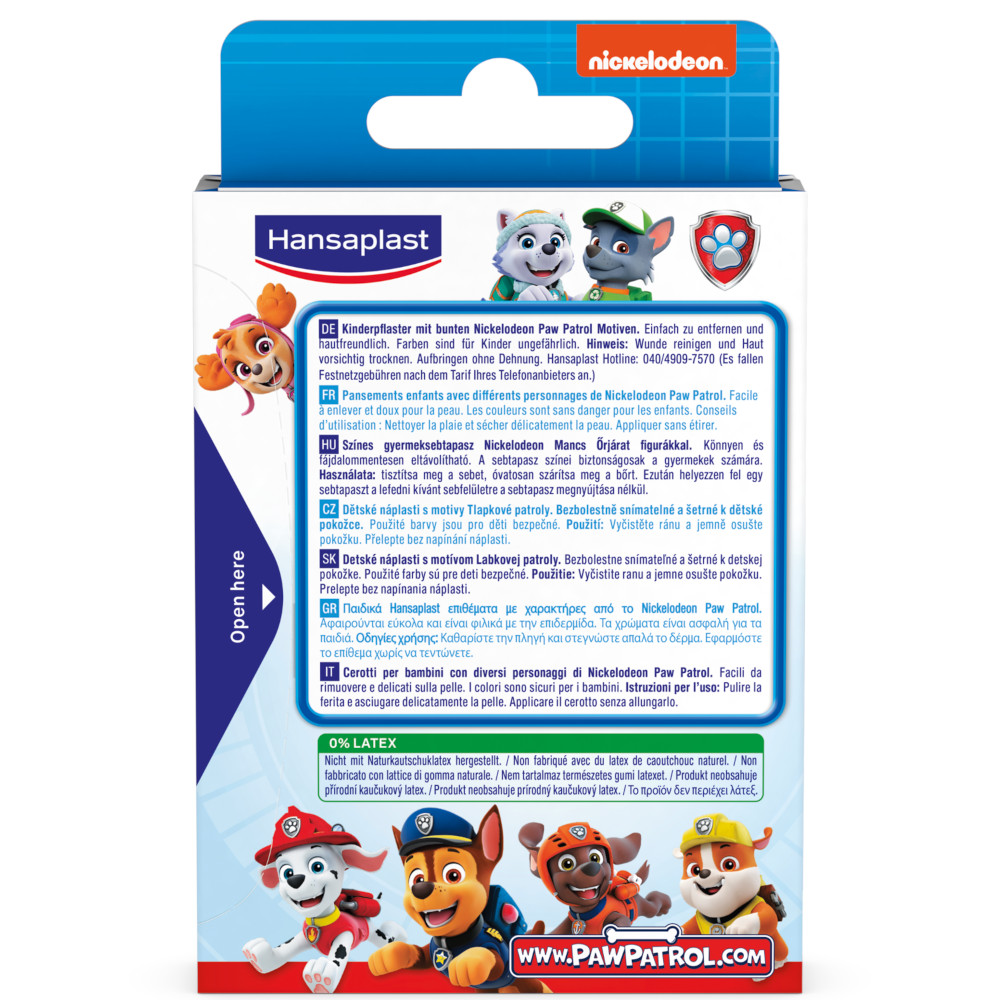 Hansaplast Kinder PAW PATROL Strips 20 St Pflaster