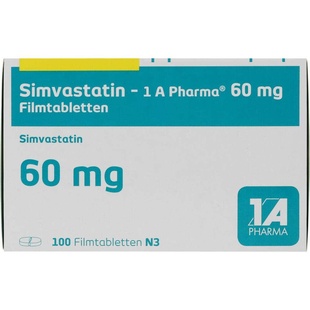 Simvastatin-1 A Pharma 60mg 100 St Filmtabletten