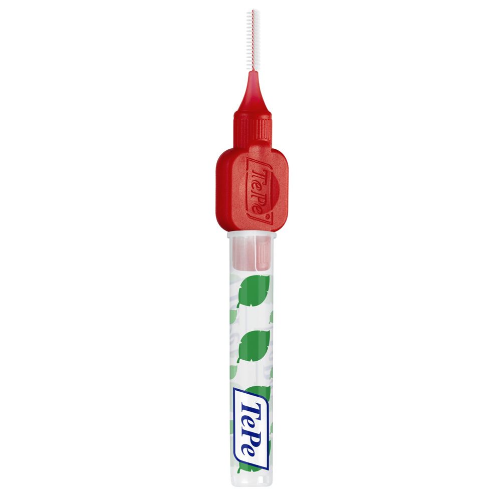 TEPE Interdentalbürste 0,5mm rot 6 St Zahnbürste