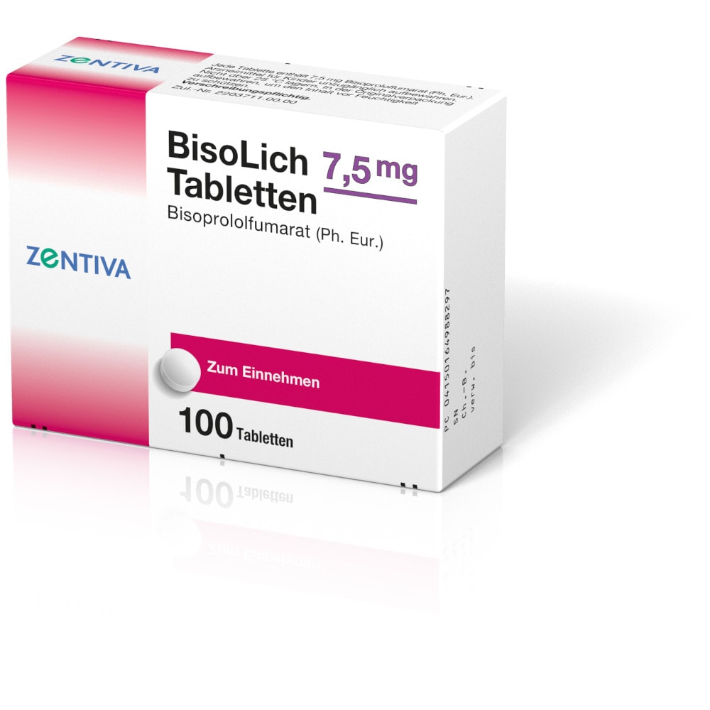 BisoLich 7,5 mg Tabletten 100 St Tabletten