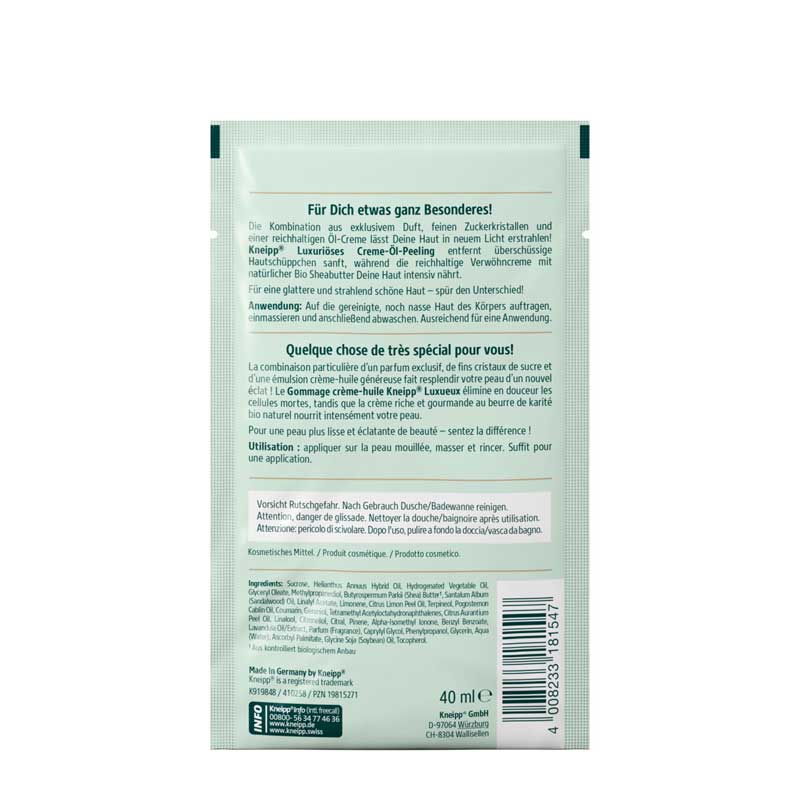 Kneipp Luxuriöses Creme-Öl-Peeling 40 ml Körperpflege
