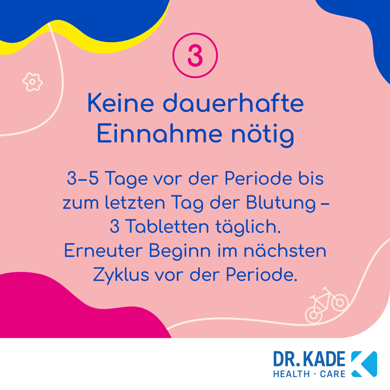 Kade Zyklus bei starken Blutungen während der Menstruation 20 St Filmtabletten