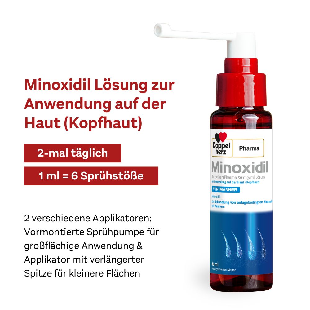Doppelherz Pharma MINOXIDIL FÜR MÄNNER 3X60 ml Lösung