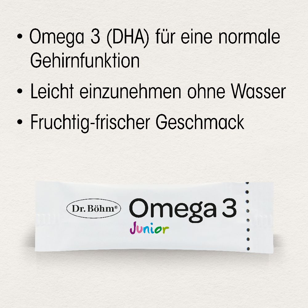 Dr. Böhm Omega 3 Junior 30X1.5 g Granulat