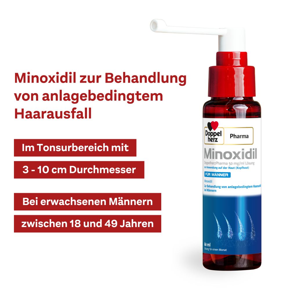 Doppelherz Pharma MINOXIDIL FÜR MÄNNER 3X60 ml Lösung