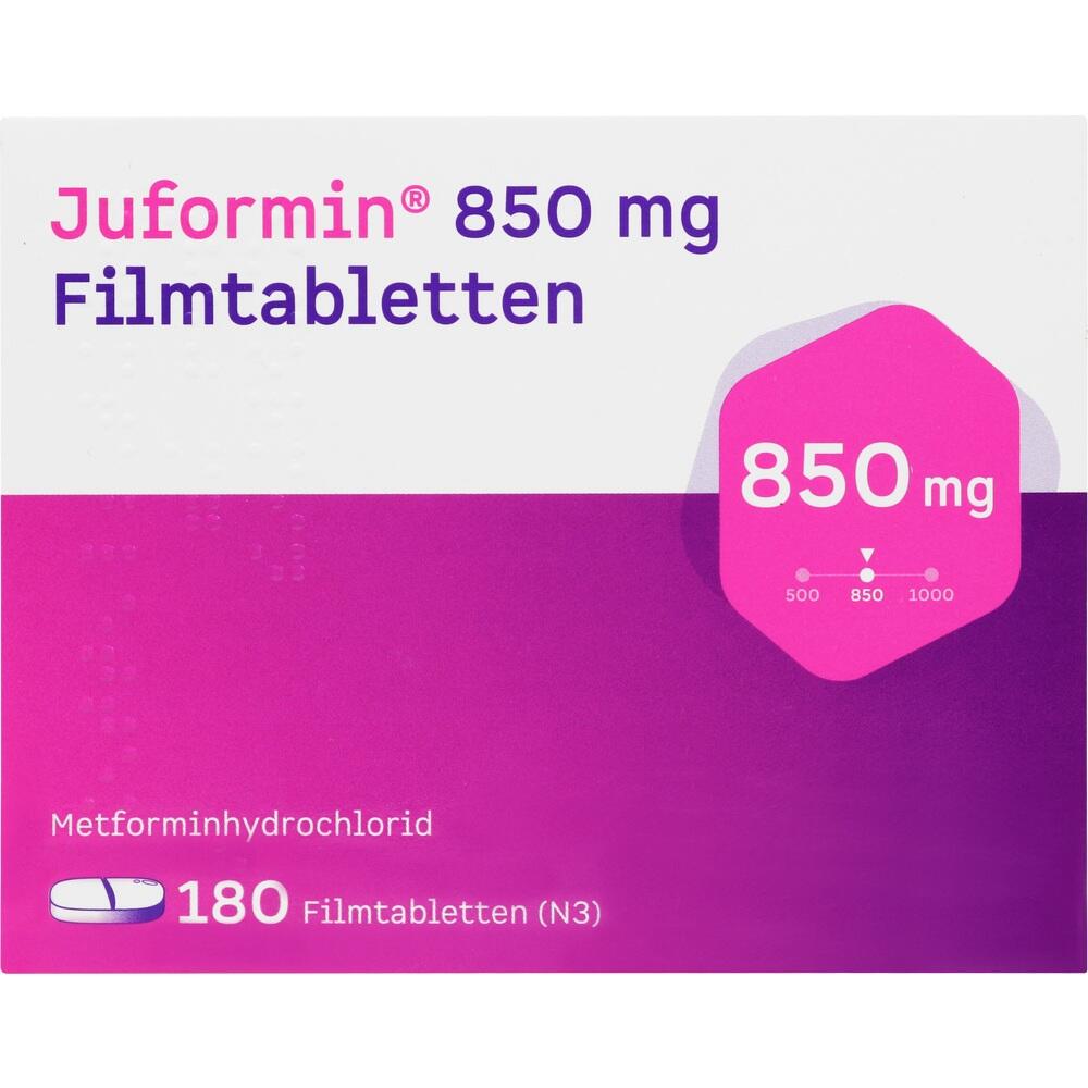 Juformin 850mg 180 St Filmtabletten