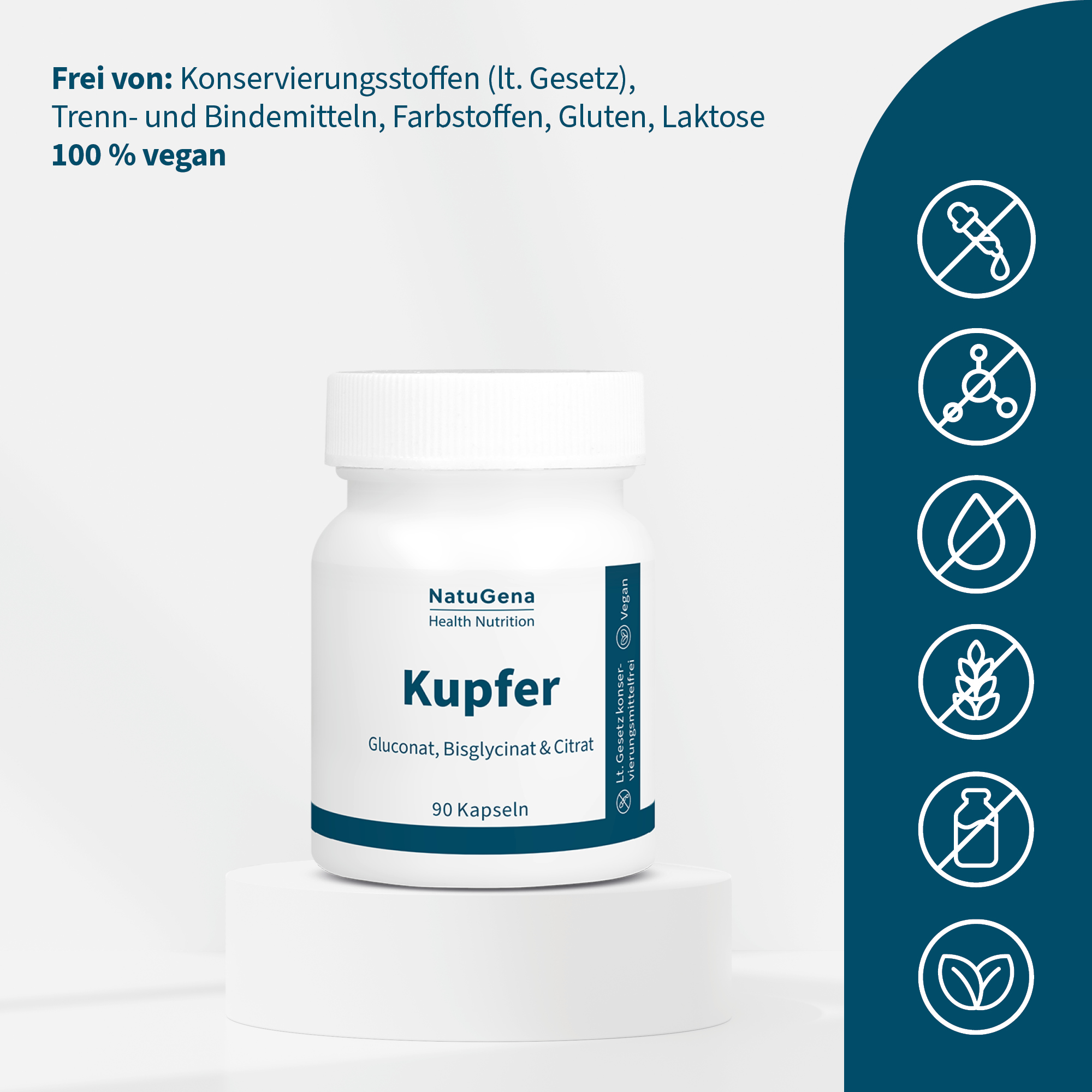 NatuGena Kupfer 90 St Kapseln
