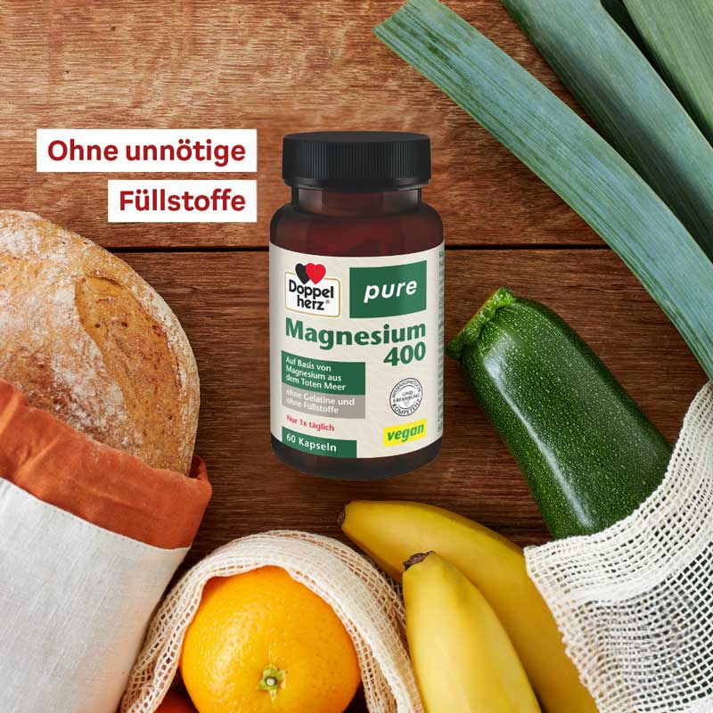 Doppelherz pure Magnesium 400  60 St Kapseln