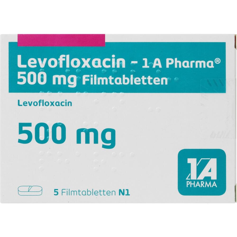 Levofloxacin-1 A Pharma 500mg 5 St Filmtabletten