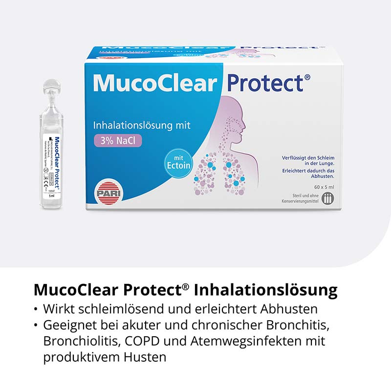 MucoClear Protect 60X5 ml Inhalationslösung