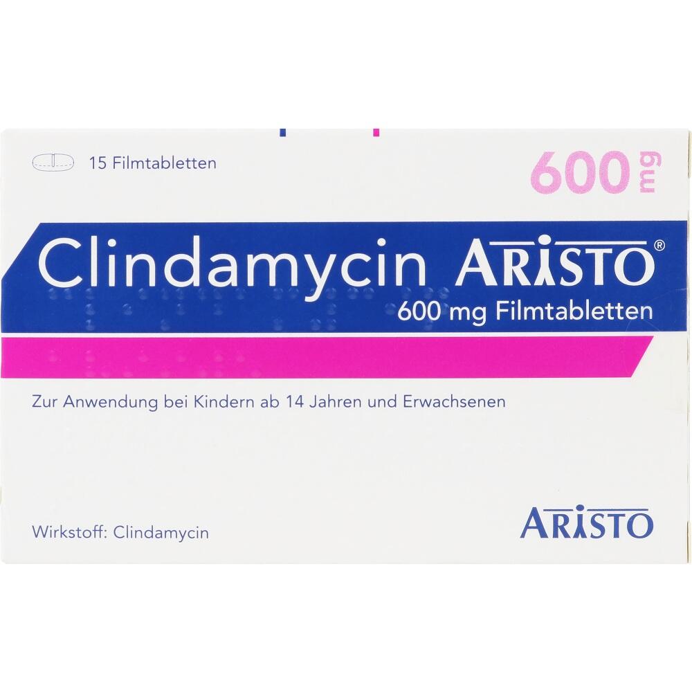 Clindamycin ARISTO 600 mg 15 St Filmtabletten