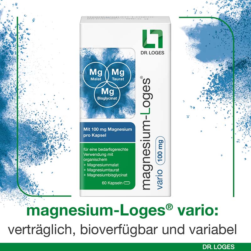 magnesium-Loges vario 100mg 120 St Kapseln