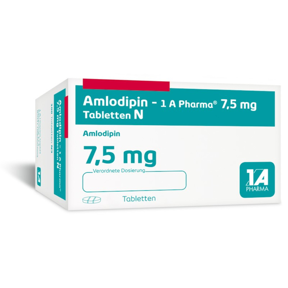 Amlodipin-1 A Pharma 7,5mg N 100 St Tabletten