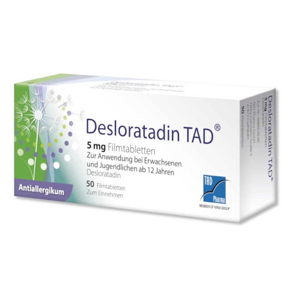Desloratadin TAD 5 mg 50 St Filmtabletten