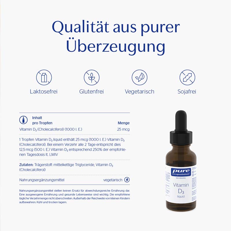 pure encapsulations DAS ORIGINAL Vitamin D3 liquid 22.5 ml Liquidum