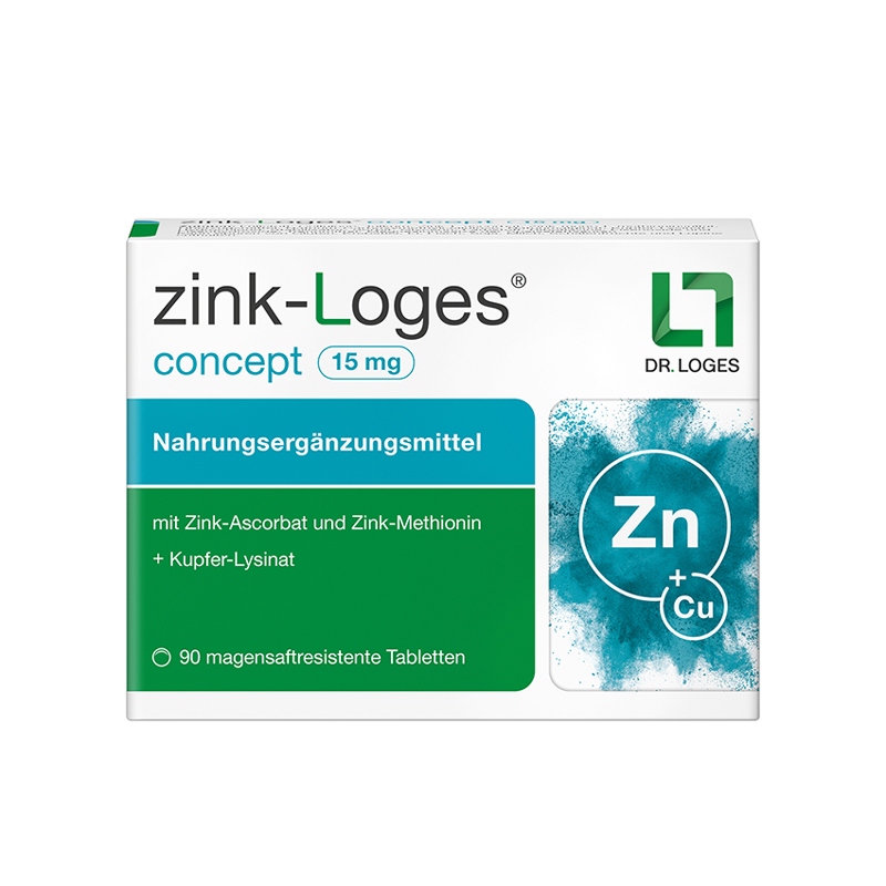 zink-Loges concept 15 mg 90 St Tabletten magensaftresistent