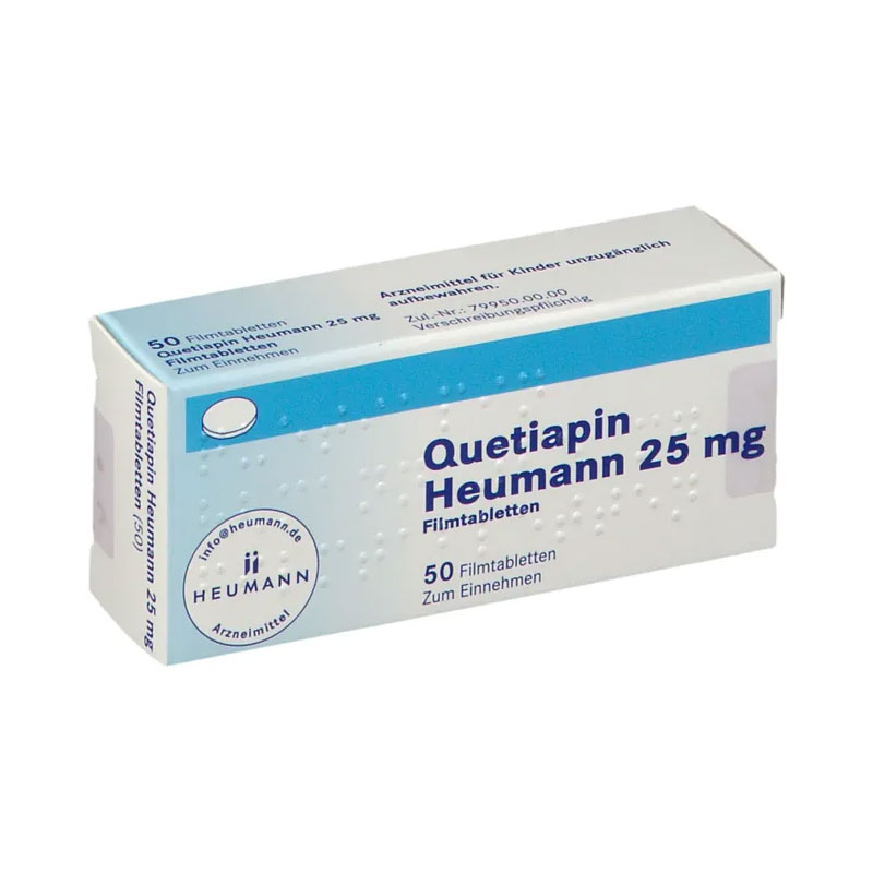 Quetiapin Heumann 25mg 50 St Filmtabletten