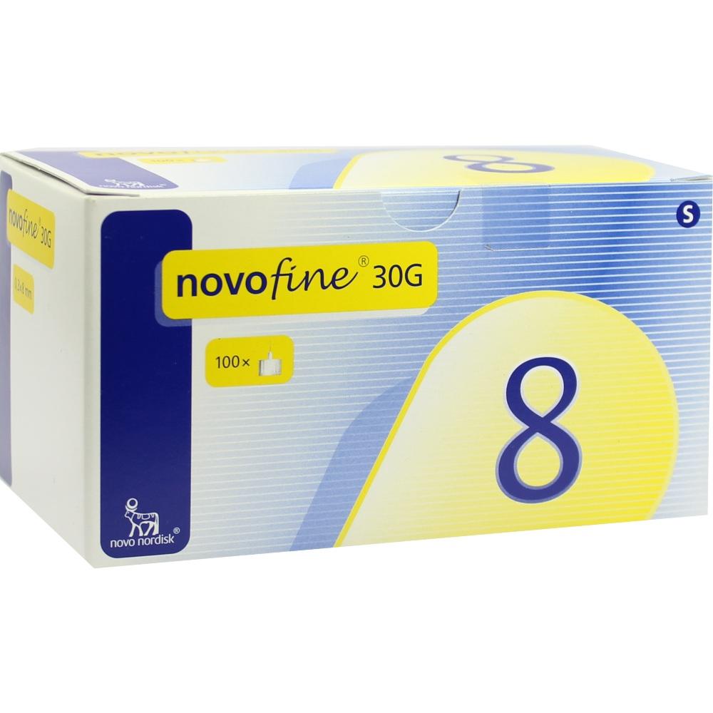 NOVOFINE 8 Kanülen 0,30x8 mm 100 St Kanüle