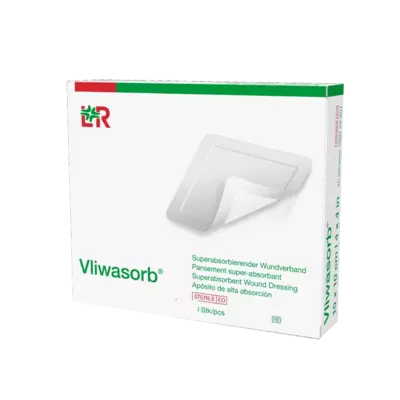 VLIWASORB superabsorb.Saugkomp.10x20 cm steril 10 St Verband