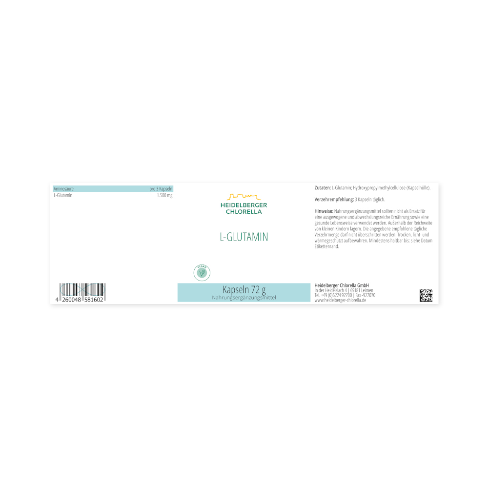 L-GLUTAMIN Kapseln 120 St Kapseln