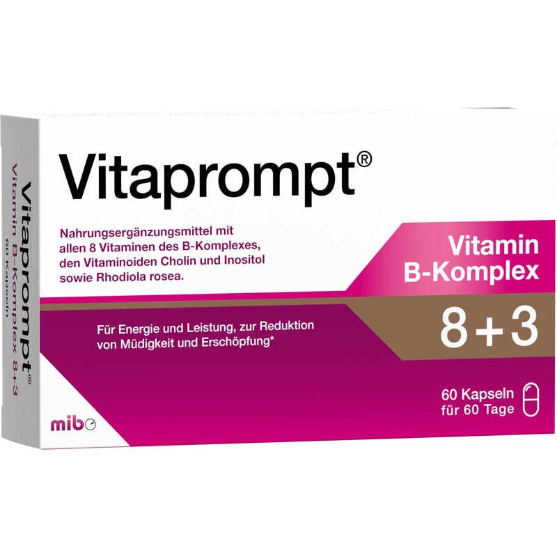 Vitaprompt Vitamin B-Komplex 8 + 3 60 St Kapseln