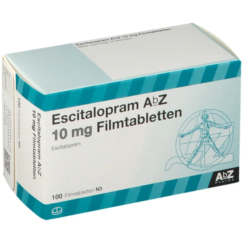 Escitalopram AbZ 10 mg 100 St Filmtabletten