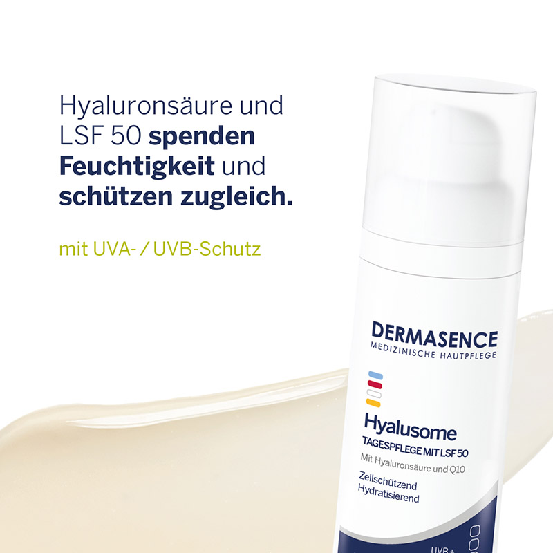 DERMASENCE Hyalusome TAGESPFLEGE MIT LSF 50 50 ml Emulsion