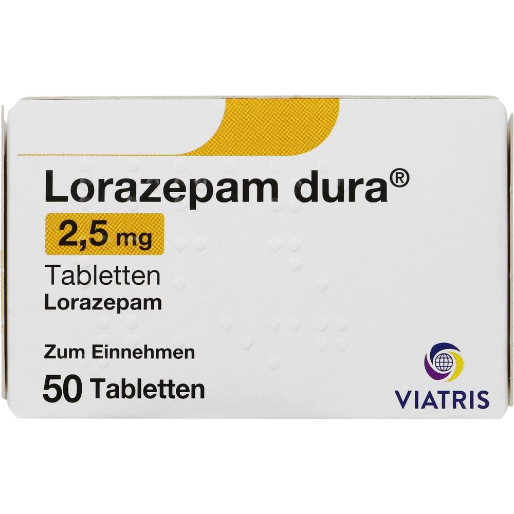 Lorazepam dura 2,5mg 50 St Tabletten