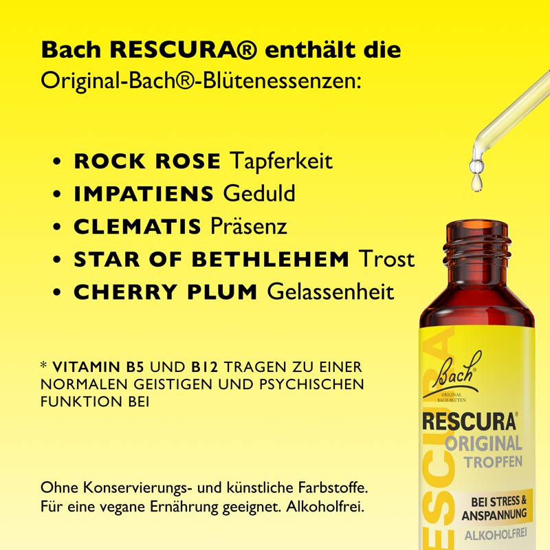 Bach RESCURA TROPFEN ALKOHOLFREI 20 ml Tropfen